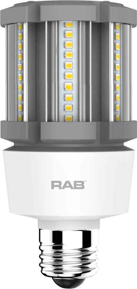 RAB HID-12-E26-830-BYP-PT HID REPLACEMENTS 1650 LUMENS HID POST TOP 12W 50EQ E26 CRI80 3000K