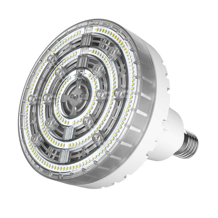 RAB HID-80-V-EX39-850-BYP-HB-ECO HID REPLACEMENTS 10800 LUMENS HID 80W VERTICAL BASE EX39 80CRI 5000K BALLAST BYPASS HIGH BAY ECO