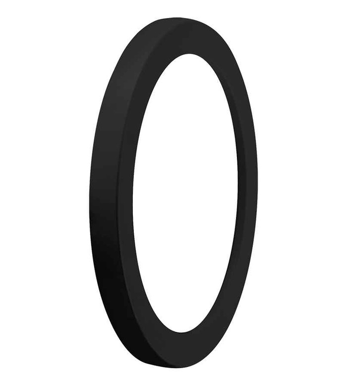 RAB LFGNLEDB DECORATIVE LENS & DOOR FRAME REPLACEMENT GNLED BLACK WITH FROSTED LENS