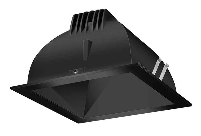 RAB NDLED6SD-WN-B-B RECESSED DOWNLIGHTS 20 LUMENS NDLED6SD 6 INCH SQUARE UNIVERSAL DIMMING WALL WASHER BEAM SPREAD 4000K 80CRI BLACK CONE BLACK TRIM