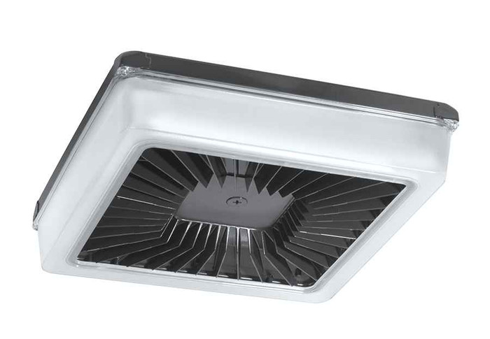 RAB PRT105N GARAGE LIGHTS 12076 LUMENS DIM PORTO XL 18 INCHES 105W NEUTRAL LED 120V-277V POLYCARBONATE LENS BRONZE