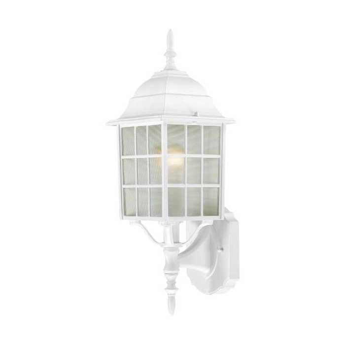 NUVO Lighting NUV-60-3477 Adams - 1 Light - 18 in. - Outdoor Wall with Frosted Glass - Color retail packaging
