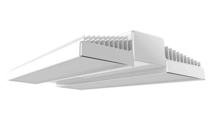 RAB RAIL175/PIR HIBAY 25527 LUMENS RAIL 175W 5000K LED 120V-277V PIR SENSOR WHITE/ALUMINUM