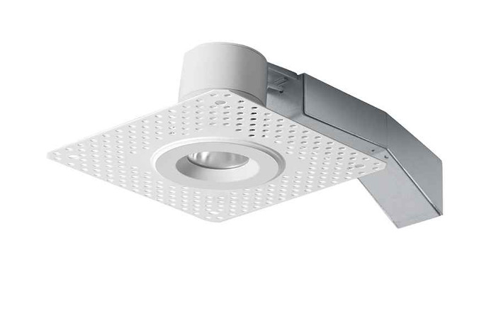 RAB RDLED2R8-20YYHC-TLW RECESSED DOWNLIGHTS 469 LUMENS RDLED2R8 2 INCH ROUND 8W 20 DEGREE BEAM SPREAD 90CRI 2700K TRIMLESS WHITE TRIM RING