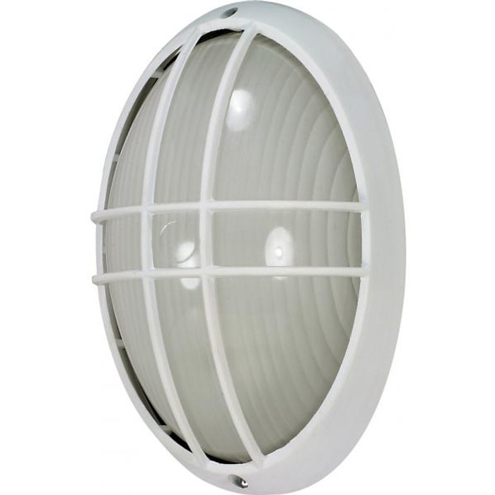 NUVO Lighting NUV-60-528 1 Light - 13 in. - Large Oval Cage Bulk Head - Die Cast Bulk Head