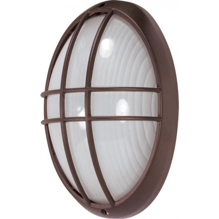 NUVO Lighting NUV-60-529 1 Light - 13 in. - Large Oval Cage Bulk Head - Die Cast Bulk Head