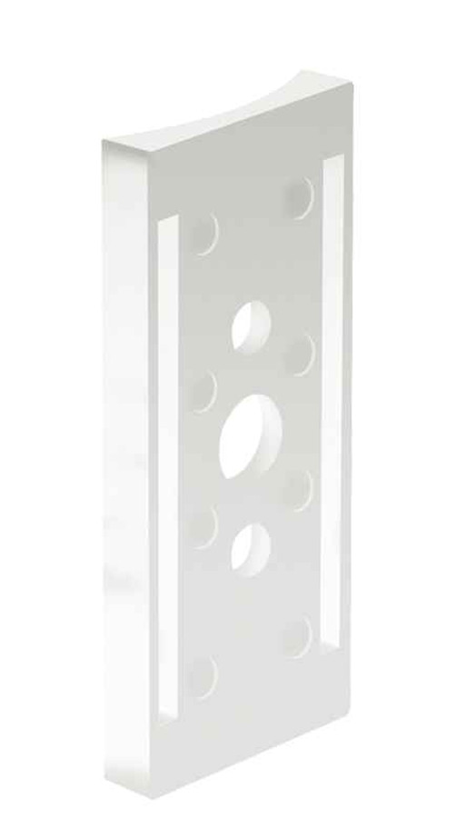 RAB RPA5W AREA LIGHTS ROUND POLE ADAPTOR 5 INCHES RND WHITE AL ALX AJ ALED52 ALED78 TO 150