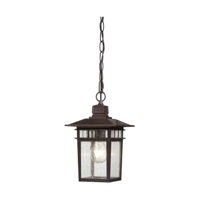 NUVO Lighting NUV-60-4955 Cove Neck - 1 Light - 12 in. - Outdoor Hang with Clear Seed Glass