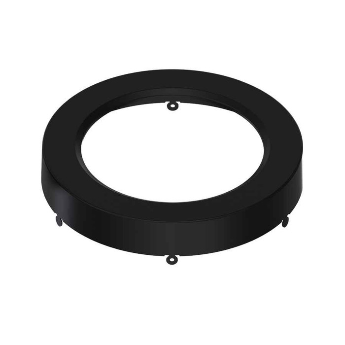 RAB SM-TRIM-7R-BS COLOR TRIM FOR 7" SM ROUND BLACK SMOOTH