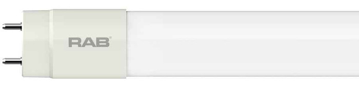 RAB T8-15-48P-840-DIR LINEAR TUBES 2200 LUMENS T8 15W 4 FEET PLASTIC 80CRI 4000K BALLAST COMPATIBLE