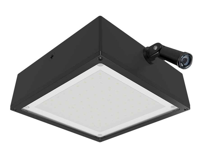 RAB VANLED40NFFR/480/PCS4 CANOPY LIGHTS 5775 LUMENS VANLED 40W 480V FLAT FROSTED LENS 480V SWIVEL PHOTOCELL 480V SWIVEL PHOTOVELL BRONZE