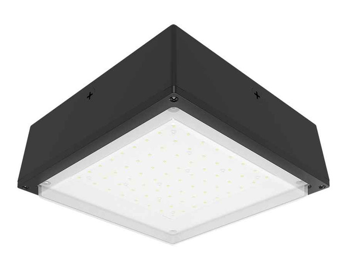RAB VANLED52YFR/480 CANOPY LIGHTS 6181 LUMENS VANLED 52W 480V FROSTED LENS BRONZE