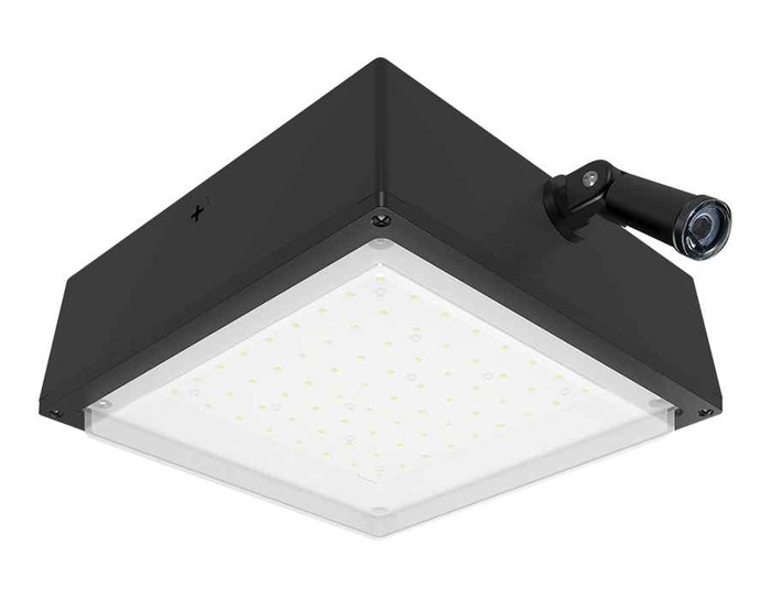 RAB VANLED40FR/480/PCS4 CANOPY LIGHTS 5307 LUMENS VANLED 40W 480V FROSTED LENS 480V SWIVEL PHOTOCELL 480V SWIVEL PHOTOVELL BRONZE