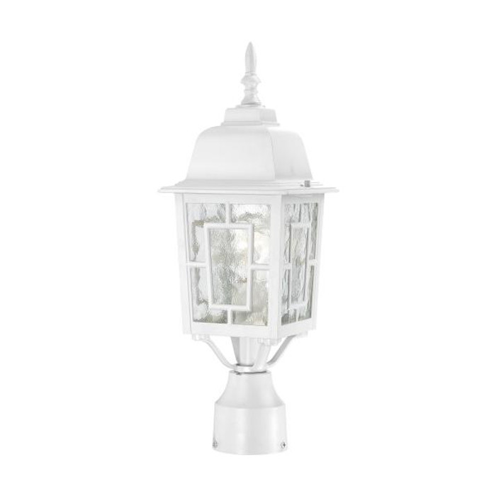 NUVO Lighting NUV-60-4927 Banyan - 1 Light - 17 in. - Outdoor Post with Clear Water Glass