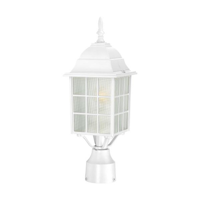 NUVO Lighting NUV-60-4907 Adams - 1 Light - 17 in. - Outdoor Post with Frosted Glass