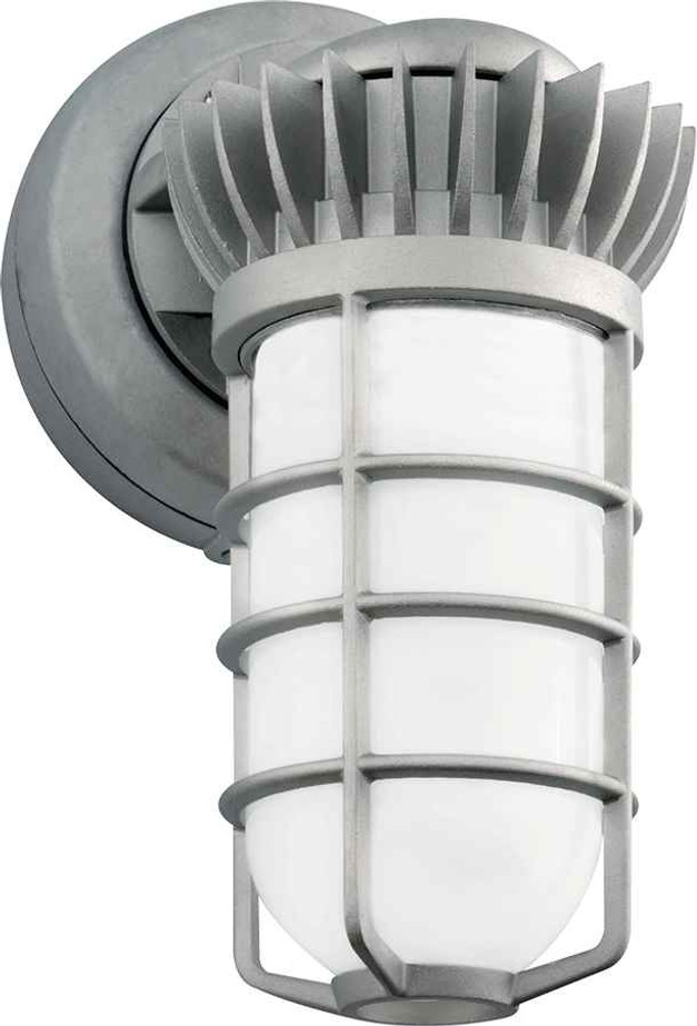 RAB VXBRLED13NDG VAPORPROOF 595 LUMENS VXBR LED 13W NEUTRAL WALL BRACKET FRSTD GLOBEDIECAST GUARD