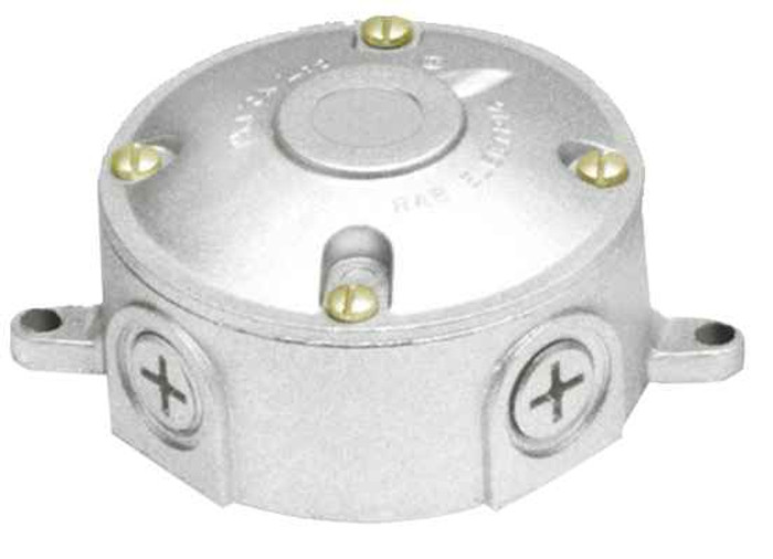 RAB VXJ OUTDOOR ACCESSORY WEATHERPROOF ROUND BOX 1/2 INCH BLANK COVER