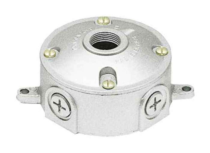 RAB VXJ2-3/4 OUTDOOR ACCESSORY WEATHERPROOF ROUND BOX 3/4 INCH ONE 3/4 INCH HOLE COVER