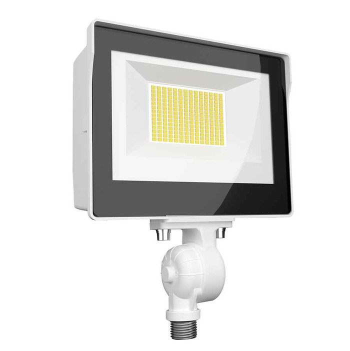 RAB X17FA15W FLOODLIGHTS 2097/2259/2194 LUMENS X17 15W FIELD ADJUSTABLE CCT 5000/4000/3000K KNUCKLE MOUNT WHITE