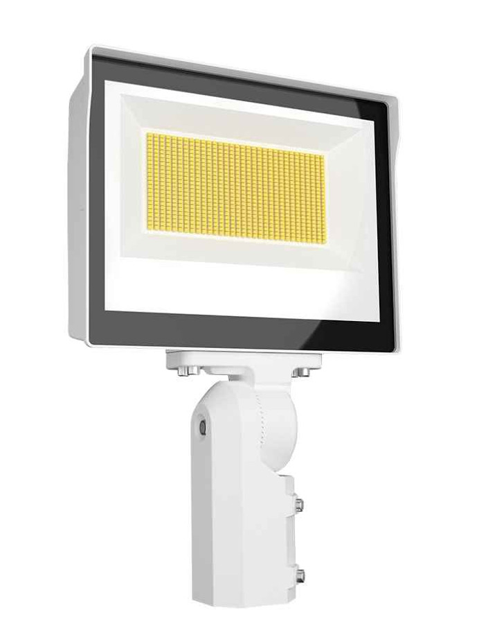 RAB X17FA140SFW FLOODLIGHTS 17894/19158/18672 LUMENS X17 140W FIELD ADJUSTABLE CCT 5000/4000/3000K SLIPFITTER WHITE