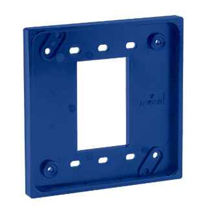 Leviton 3254-BLU 4-in-1 Adapter Plate - Blue