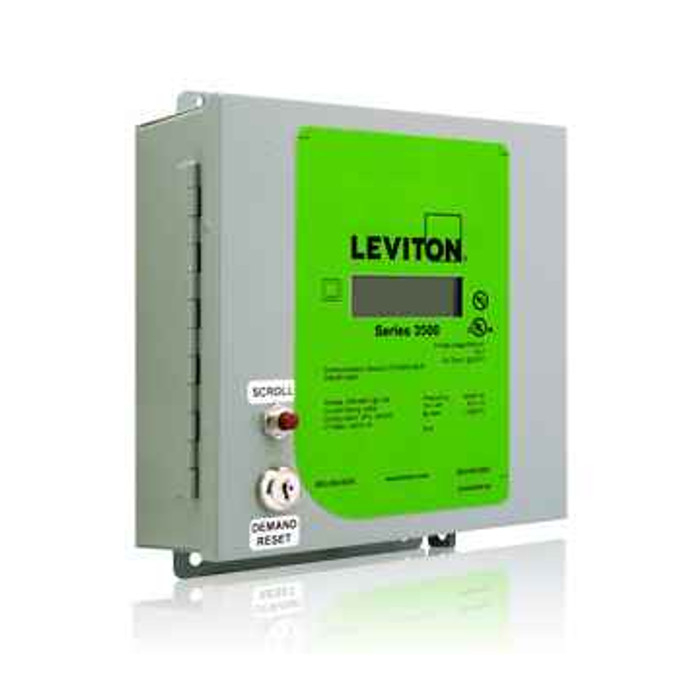 Leviton 3KUMT-2SM Modbus TCP/BACnet IP - IndoorSeries 3500 Multi-Function Universal Voltage (208-480VAC) 3 PHASE 3W/4WMeter Kits (CTs included), 200A Solid Core CTs