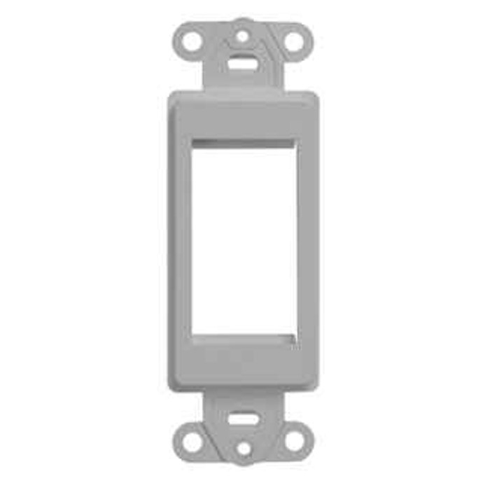 Leviton 41649-G MOS Decora Insert, 1 Unit High, Grey