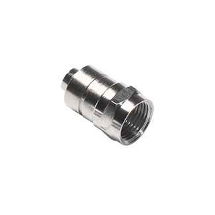 Leviton 40985-1P6 One-Piece Crimp-On Connector for RG-6 (Bag of 100)