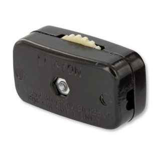 Leviton 423-3 6 Amp 125 Volt / 3 Amp - 125 Volt / 3 Amp 250 Volt Feed-Thru, Single Pole, On/Off Rotary Switch, For SPT-1 Wire Only - Brown