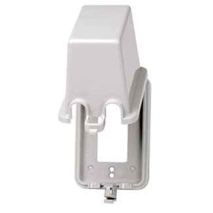Leviton 5977-DGY 1-Gang Decora/GFCI Device Decora Wallplate/Faceplate, While-In-Use, Thermoplastic, Device Mount, Vertical Extra Deep Lid - GRAY