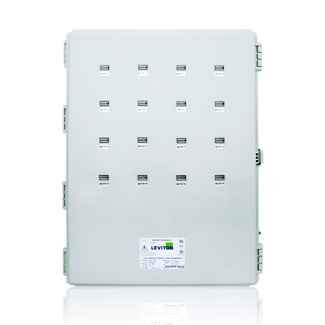 Leviton 6X316-CFG XL Mini Meter MMU, 120/208V 3P/4W REF VOLTAGE, 16 Dual Element Meters, NEMA 4X.