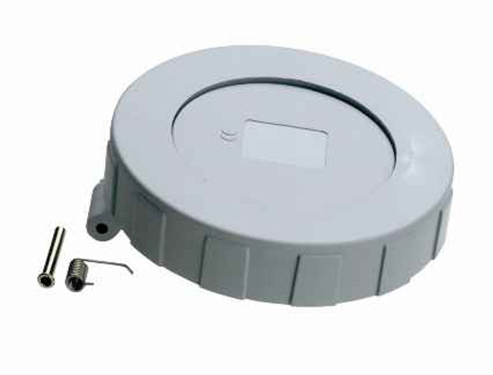 Leviton CA100 Closure Cover for Pin & Sleeve Receptacles and Connectors, 100 Amp, 3, 4, 5-Wire, IP67, Watertight - GRAY