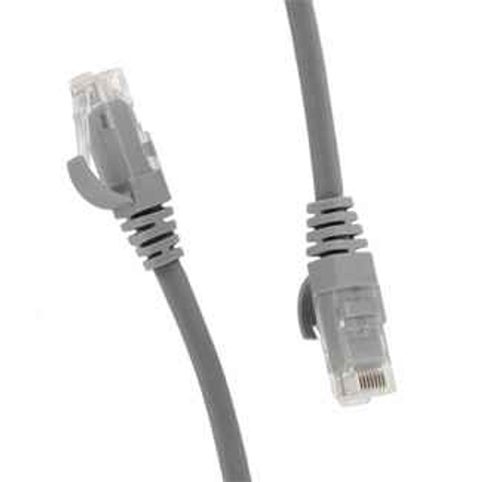 Leviton 6Z460-GY1 eXtreme Cat 6 Low Smoke Zero Halogen (LSZH) UTP Patch Cord, 1 Meter, Grey