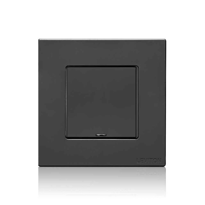 Leviton CKDBK-10E DLV Color Change Kit, IEC BS, 1 Button, Color: Black