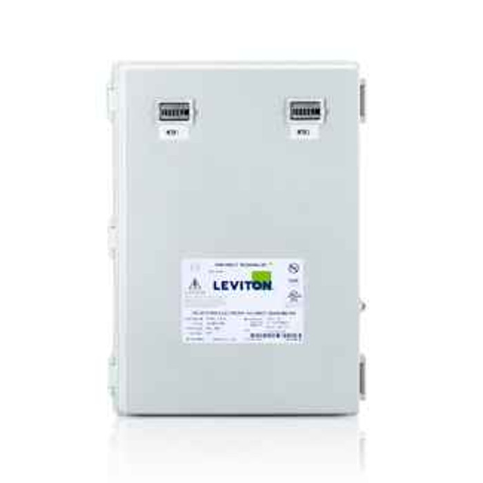 Leviton 6M302-CFG Medium Mini Meter MMU, 120/208V 3P/4W REF VOLTAGE, 2 Dual Element Meters, NEMA 4X, Current Transformers Not Included.