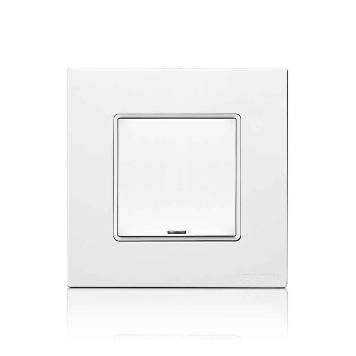 Leviton CKDBK-10W DLV Color Change Kit, IEC BS, 1 Button, Color: White Leviton CKDBK-10W DLV Color Change Kit, IEC BS, 1 Button, Color: White