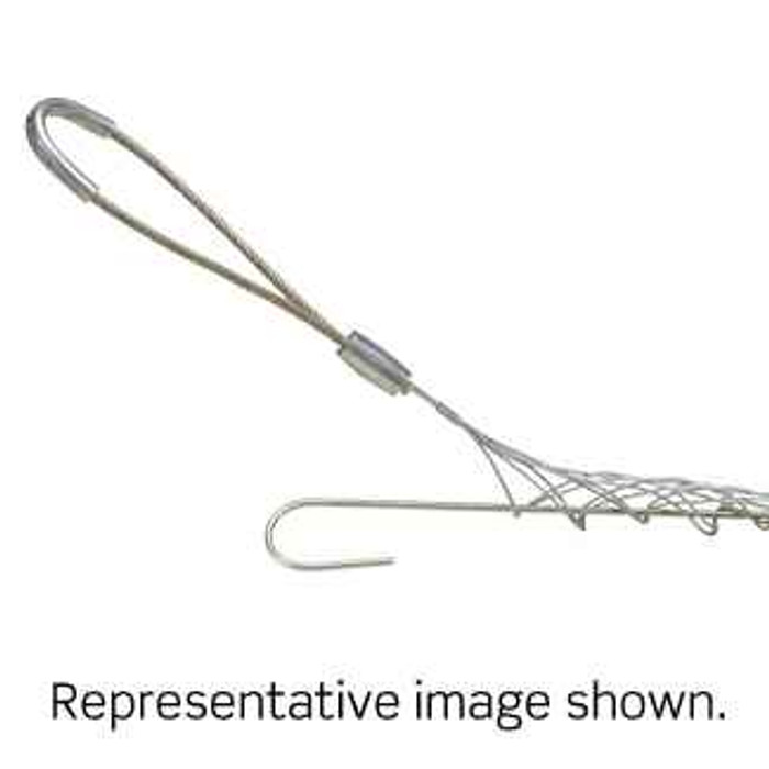 Leviton L8718 Offset Eye, Split Rod Mesh, Single Weave, Heavy Duty, Pulling Wire Mesh Grip 2.00 - 2.49 Cable Dia.Range, Medium Length