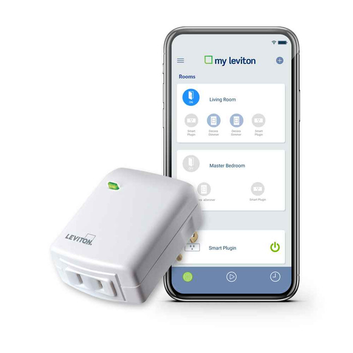 Leviton DW3HL-1BW Decora Smart Wi-Fi Plug-in Dimmer, Dimmable LED and CFL loads up to 100W and Incandescent loads up to 300W. Works with Amazon Alexa and Google Assistant, No Hub Required.