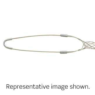 Leviton L9703 Single U Eye, Closed Mesh, Double Weave, Heavy Duty, Support Wire Mesh Grip 1.25 - 1.49 Cable Dia.Range, Length