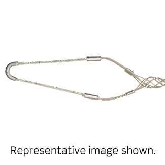Leviton L8812 Single U Eye, Closed Mesh, Single Weave, Fiber Optic Duty, Support Wire Mesh Grip .460 - .580 Cable Dia.Range, Length