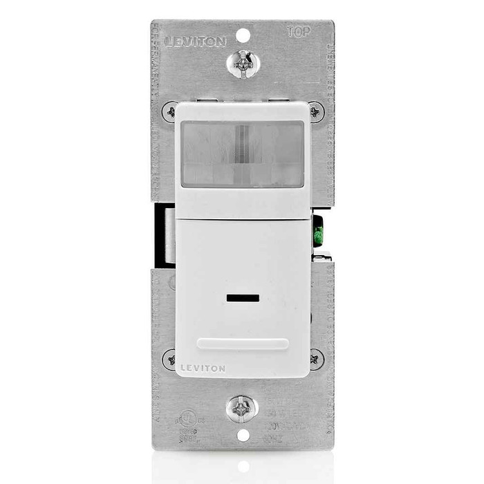 Leviton IPV0R-1LZ Decora Motion Sensor In-Wall Remote Switch, White, Ivory, Light Almond
