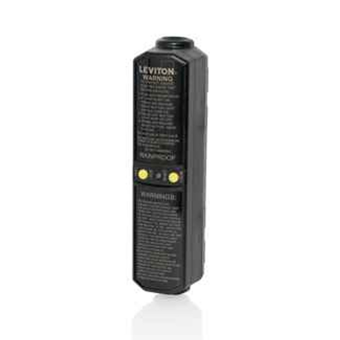 Leviton GCA20 20-Amp, 120-Volt, Automatic Reset, In-Line User-Attachable GFCI Plug, Grounded