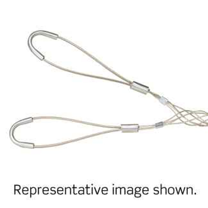 Leviton L9516 Double U Eye, Closed Mesh, Single Weave, Standard Duty, Support Wire Mesh Grip .620 - .740 Cable Dia.Range, Length