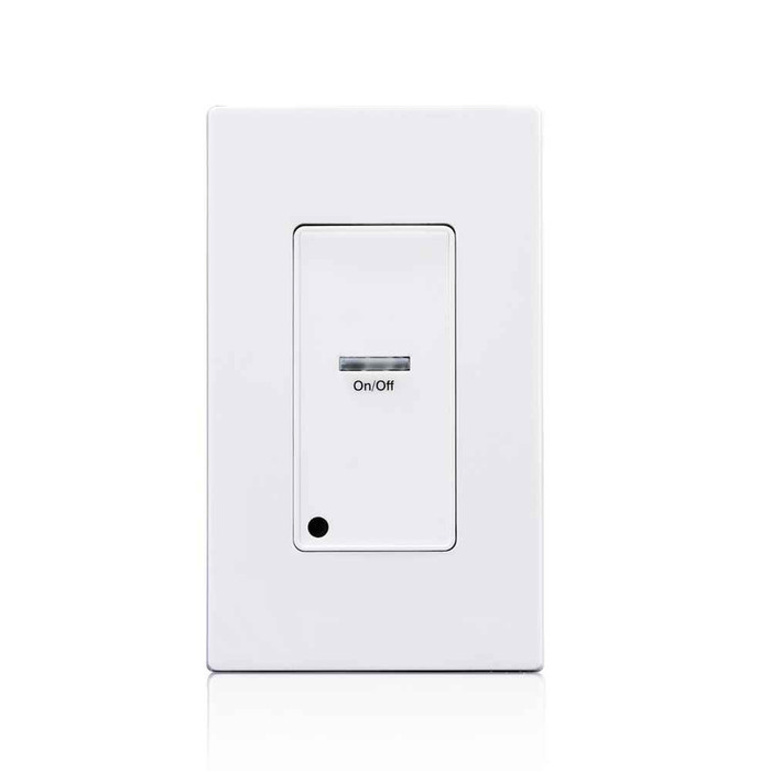 Leviton ZMDSW-1W Z-MAX® Digital Pushbutton Station, 01 Button, 1 Gang, White