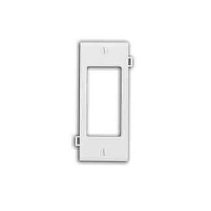 Leviton PSC26-I 1-Gang Decora/GFCI Device Decora Wallplate/Faceplate, Sectional, Thermoplastic Nylon, Device Mount, Center Panel - Ivory