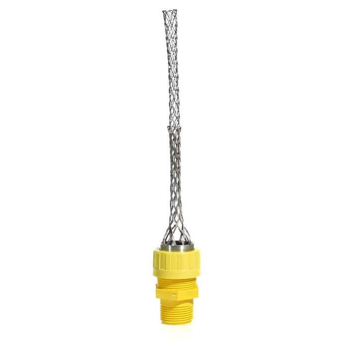 Leviton L7284 1" Stainless Steel Wire Mesh Strain Relief Grip, Cord Range .63 - .75"