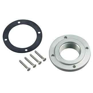 Leviton SAC34 Liquid-Tight Adapter for Pin & Sleeve Plugs and Connectors, 30 Amp, 5-Wire, IP67, Watertight - Aluminum