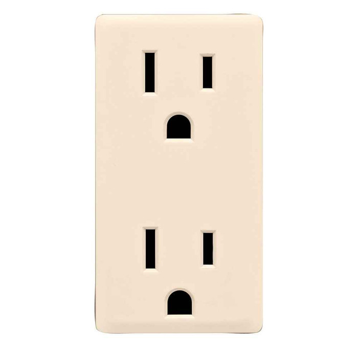 Leviton RKR15-GC Renu Color Change Kit RKR15-GC for Renu 15A Tamper-Resistant Outlets, in Gold Coast White