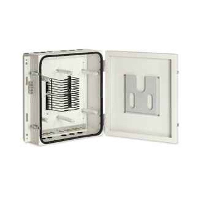 Leviton VSC12-STD Vault Splice Enclosure, empty; Accepts up to (12) splice trays.
