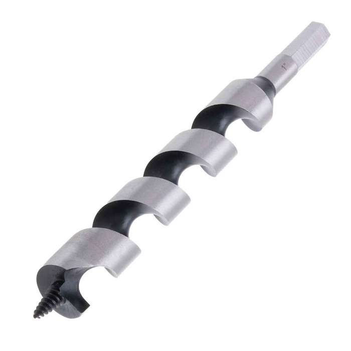Metallics AS138 Wood Bit Ship Auger Dia 1-3/8" 8" Hex Shank (1 pc)